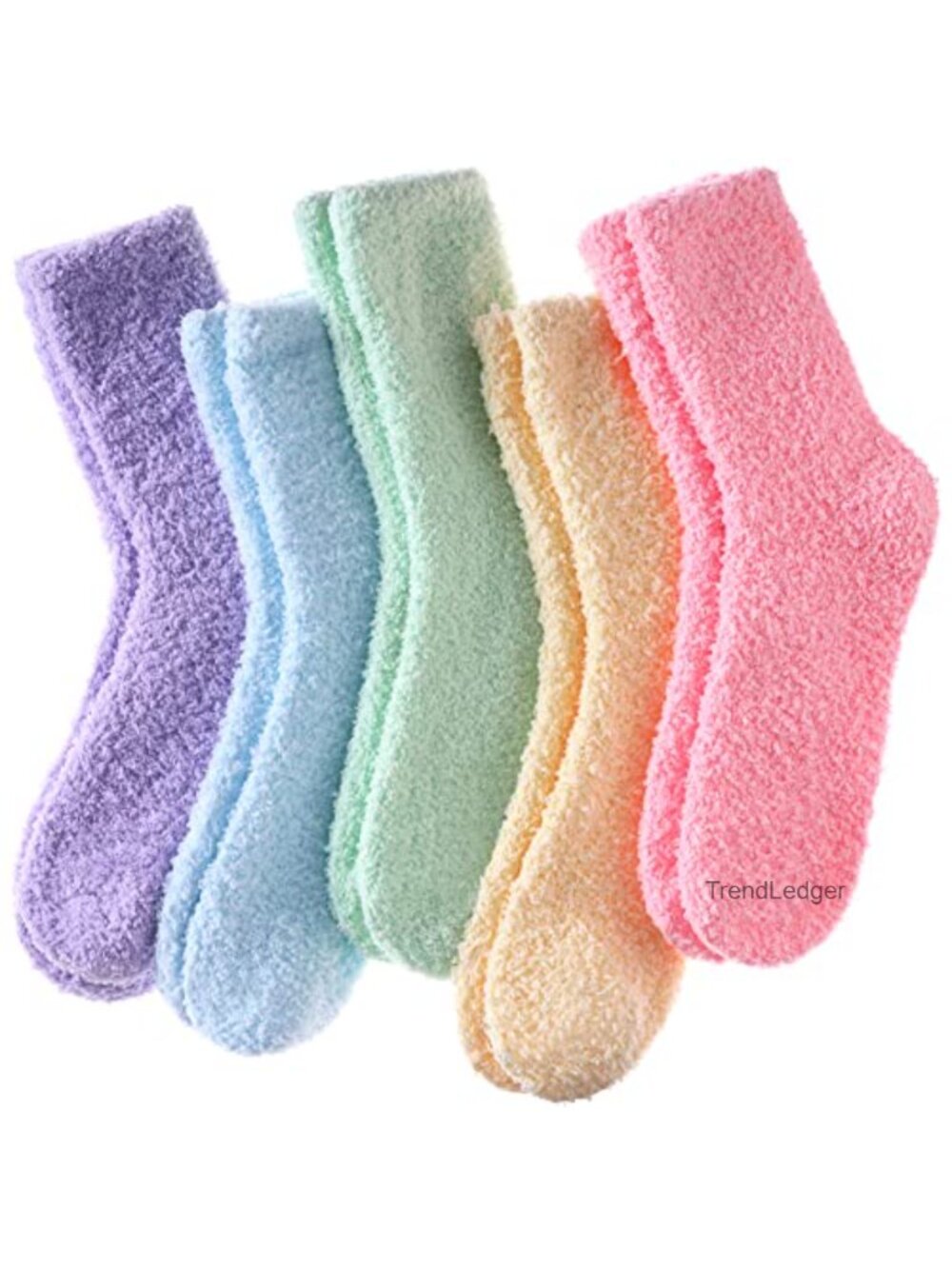 Women's Fuzzy Microfiber Slipper Socks Cozy Warm Sleep Socks